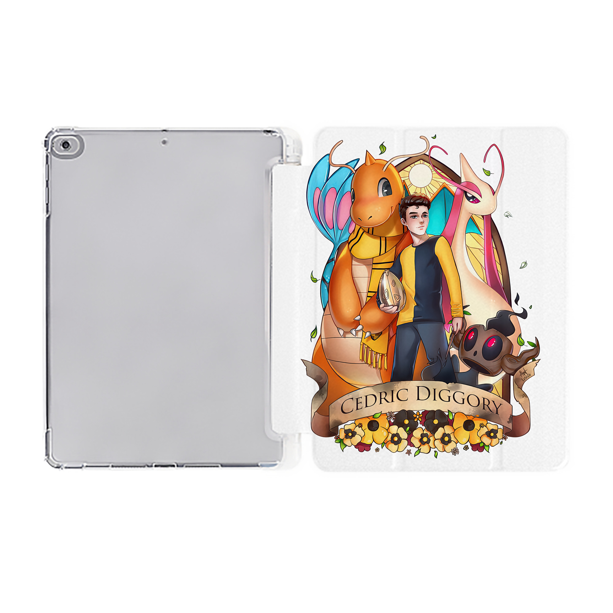 （画像用） Harry Potter ハリー・ポッターシリーズ IPad ケース ペン収納付き 三つ折りスタンド PUレザー×シリコン 対応機種9.5/10.5/10.9インチ